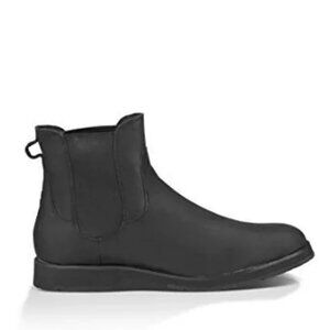 UGG Briscoe Chelsea Suede Black Pull Tab Ankle Boot 11